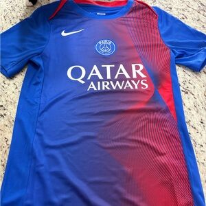 Brand New Nike Men’s Size Small Paris Saint-Germain Blue & Red Jersey
